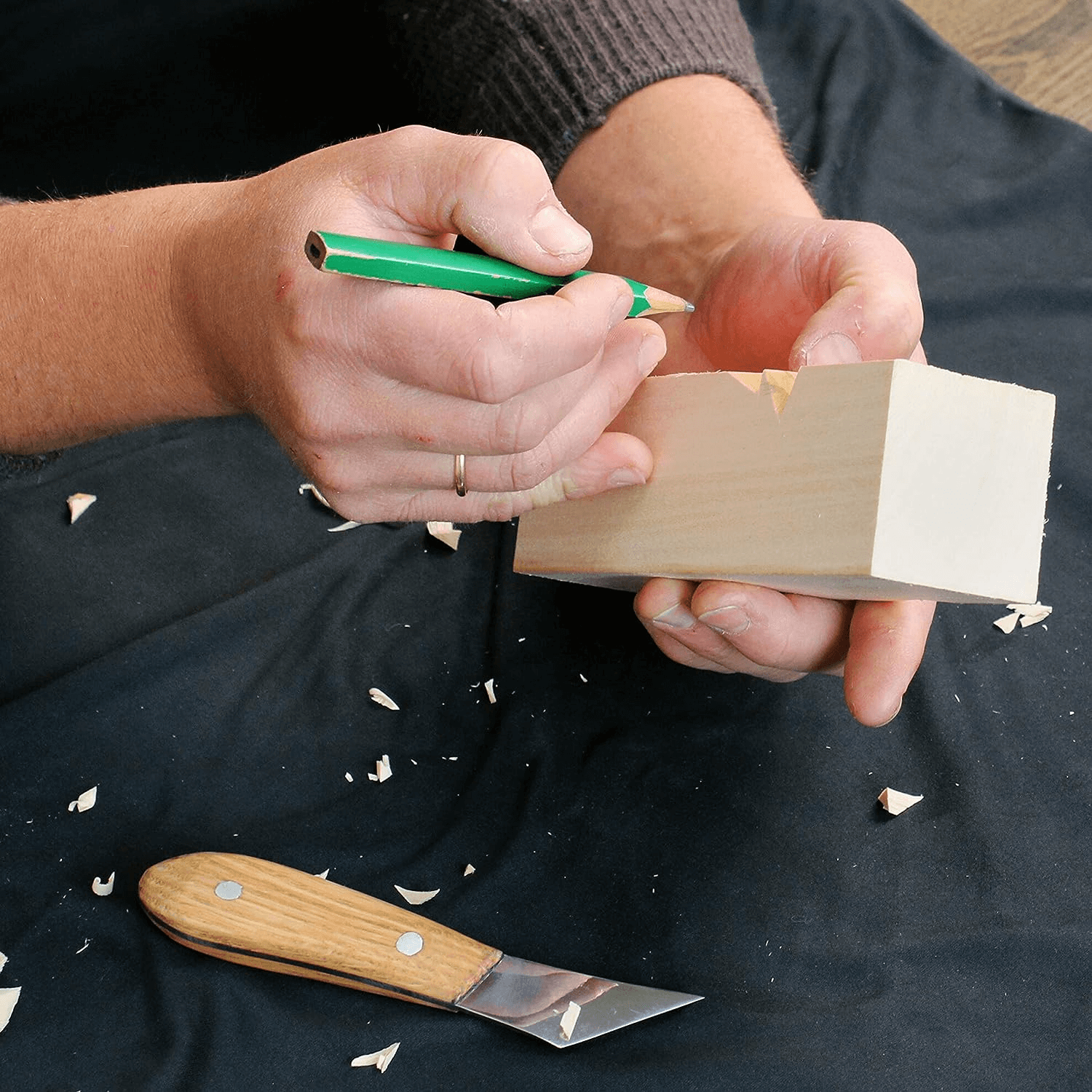 Whittling Knife For Chip Carving 1.5, Wood Carving Detail Knife For  Beginners