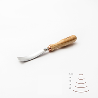 Gouge Long Bent Gouge Profile #7, Profile, Wood Carving Tools
