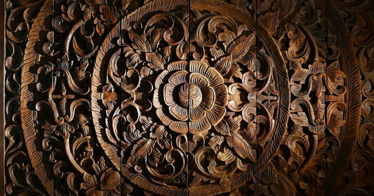 The history of wood carving art