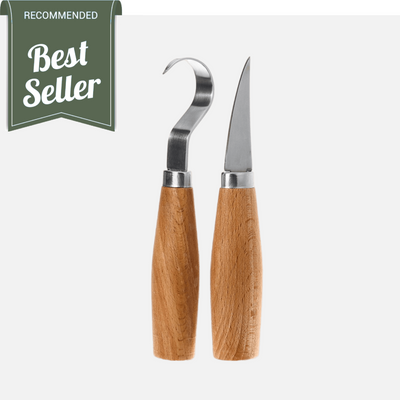 Wood carving tools set for spoons and bowls