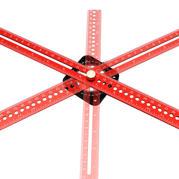 Adjustable Angle T-Square Compass Scriber Ruler for Precision ...