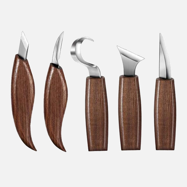 7pcs Wood Carving Tools Set DIY Woodworking Whittling Knife for Beginners  /Professional Woodworking Carving Trimming Hand Tool Kit