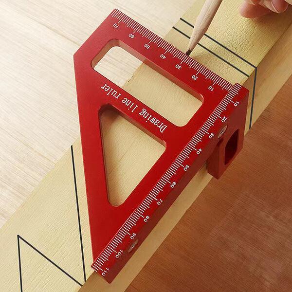 Square Protractor Miter Triangle Ruler for Layout and Measuring Tools ...