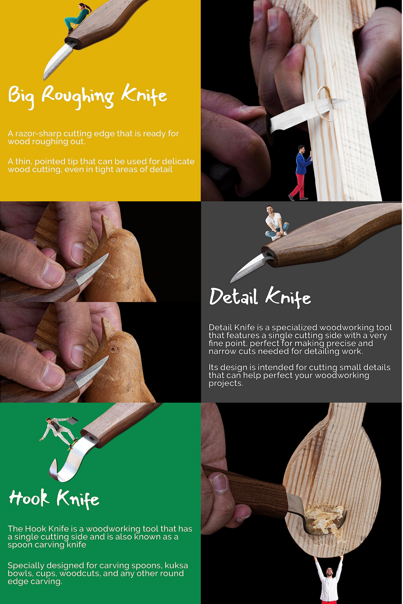 IMYMEE Wood Whittling Kit for Beginners 