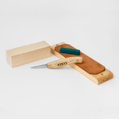 Spoon carving tools set 2pcs in wooden box, STRYI Start – Wood carving  tools STRYI
