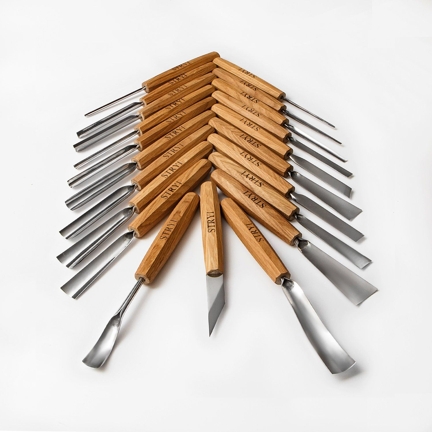 Wood Carving Tools Set For Relief Carving 21 pcs, Wood Carving Knife Set